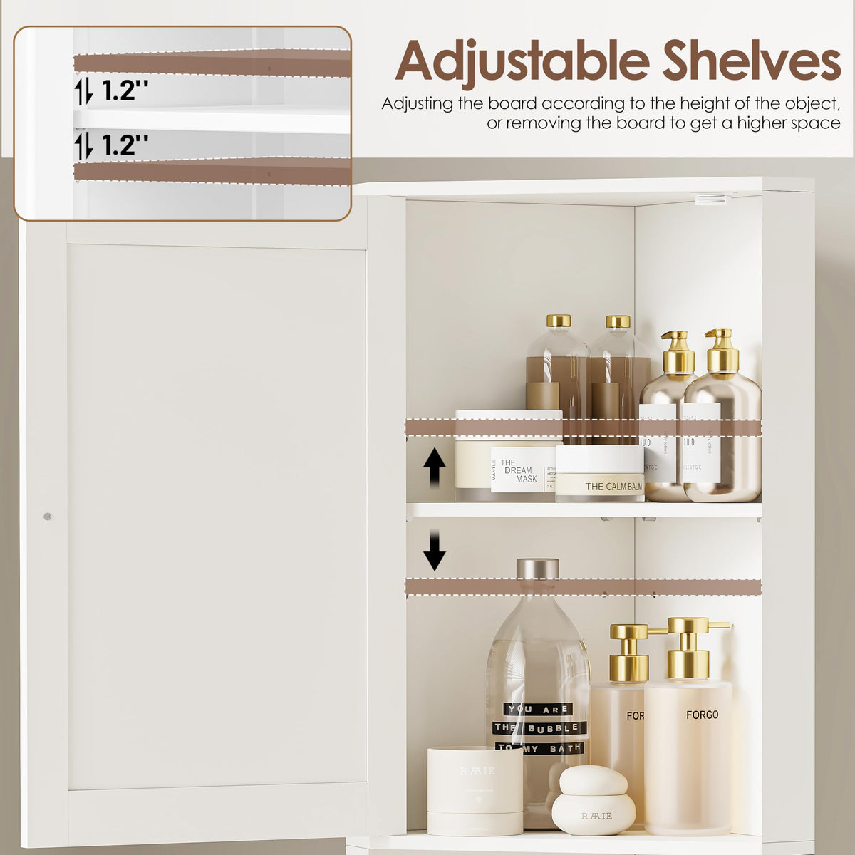 6-Tier Corner Storage Cabinet R300012