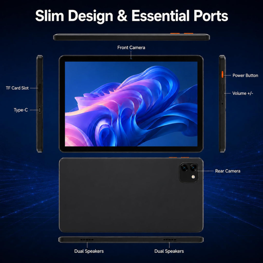 Android 15 Tablet, Octa-core 12GB RAM + 64GB + 64GB Card U370690