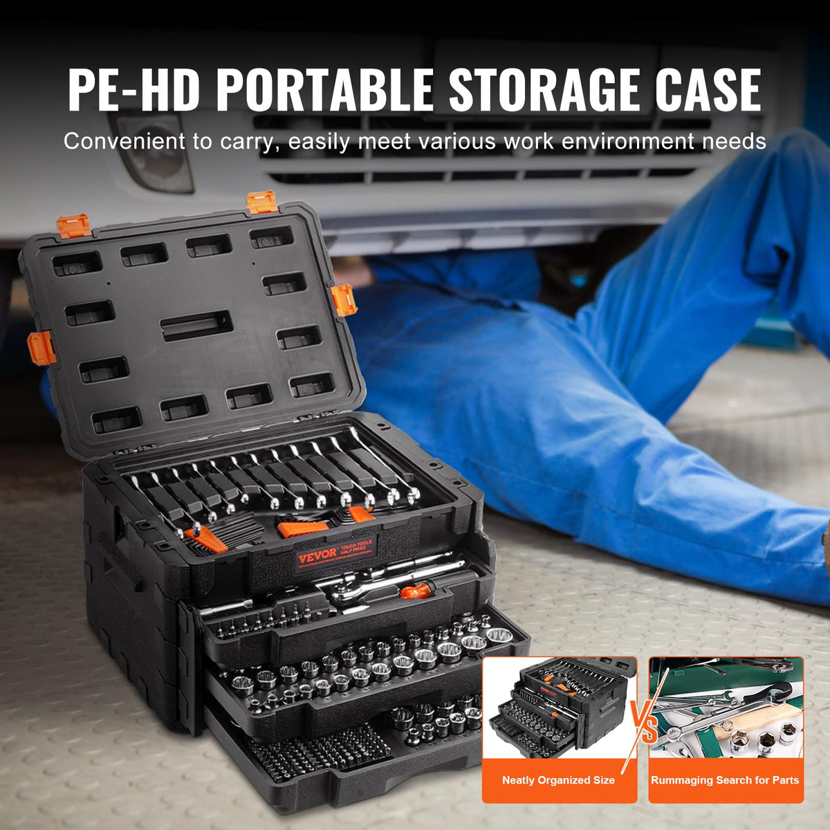 450 PCS Mechanics Tool Set and Socket Set G81621