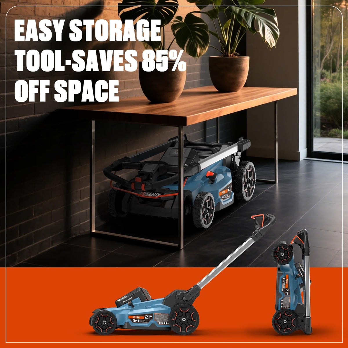 60V Electric Cordless Push Mower R266