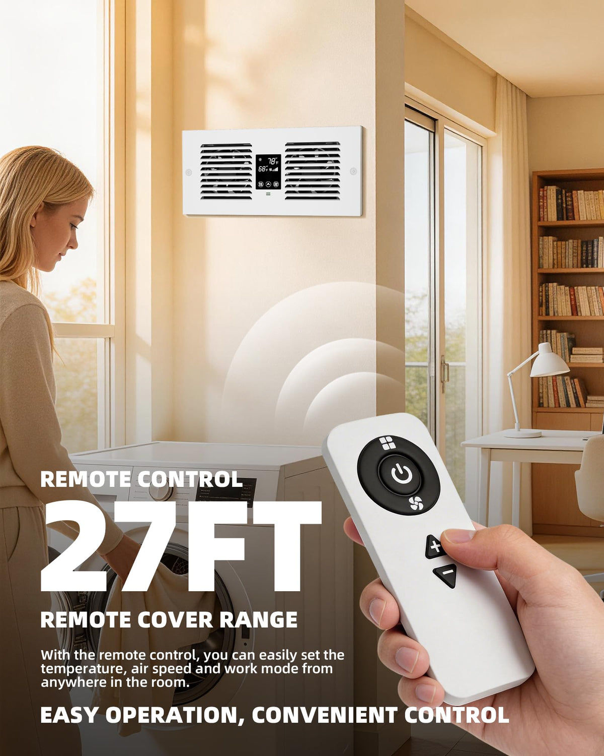 Reversible Room to Room Fan S283