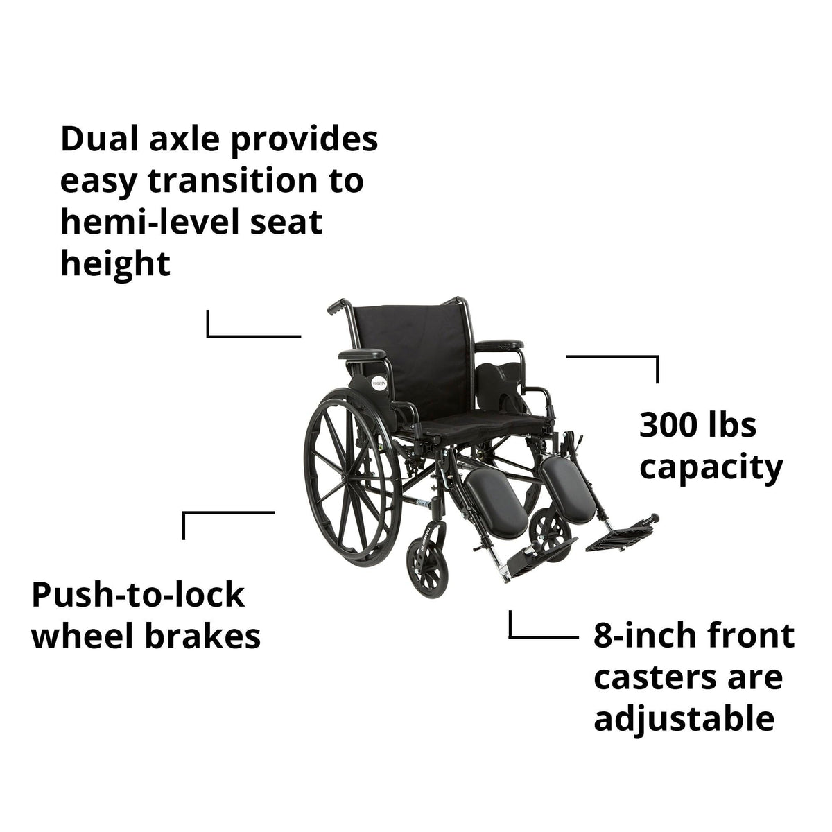Black 20 in Wheelchair U337561