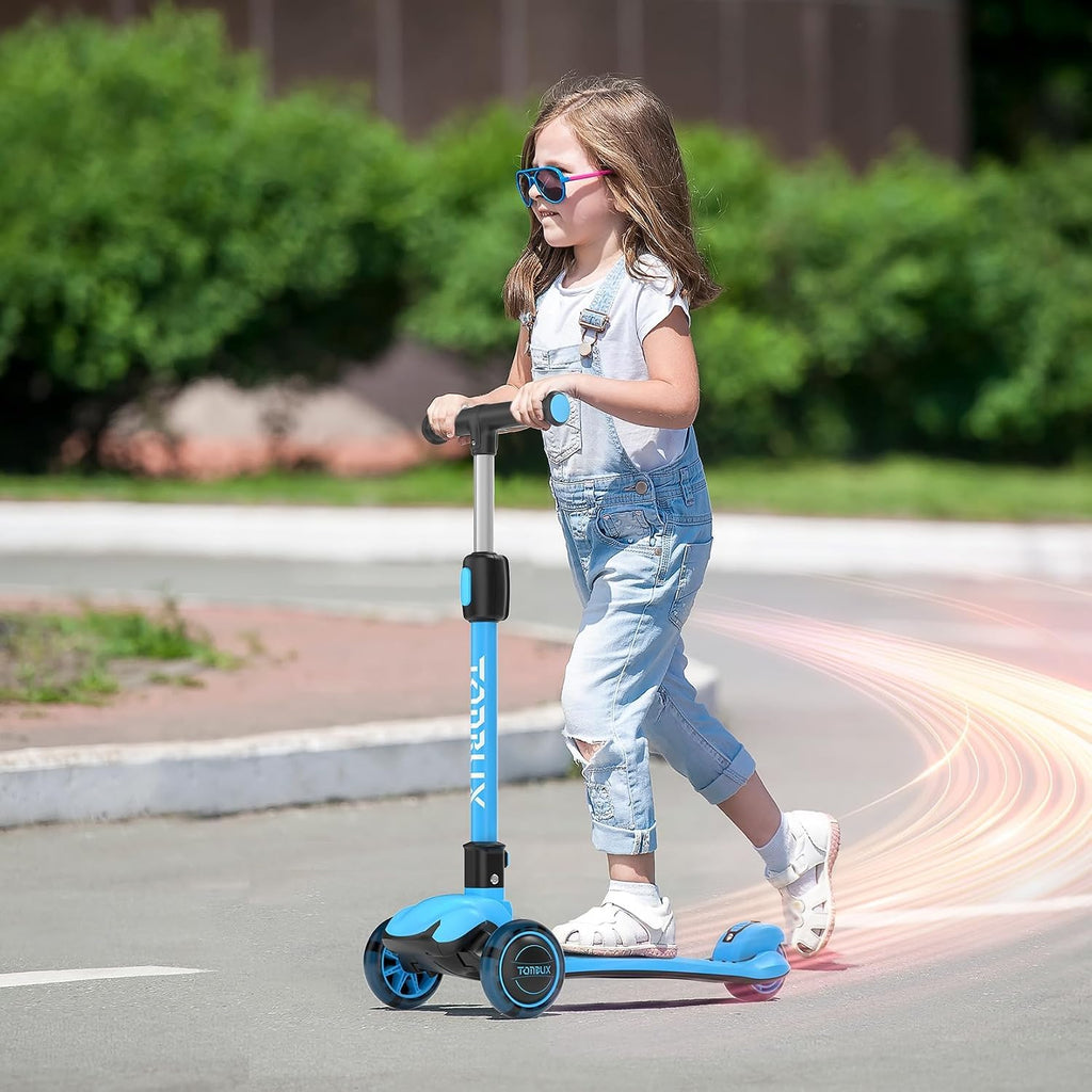 Light Up 3 Wheel Folding Kids Scooter with Adjustable Height Z66745