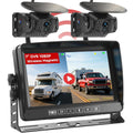 Dual Magnetic Wireless Backup Camera, 7” 1080P HD 4CH DVR Monitor O39738