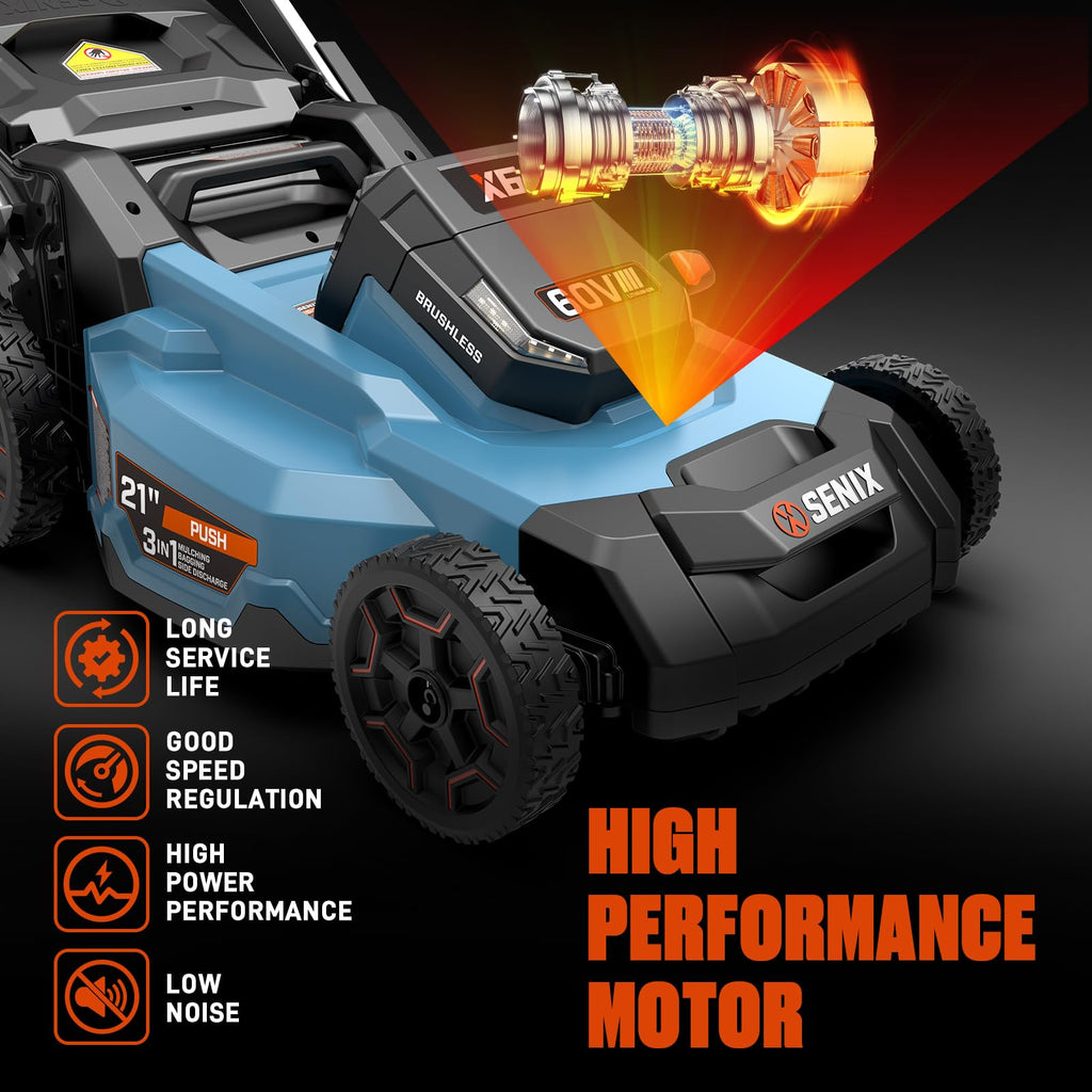 60V Electric Cordless Push Mower R266