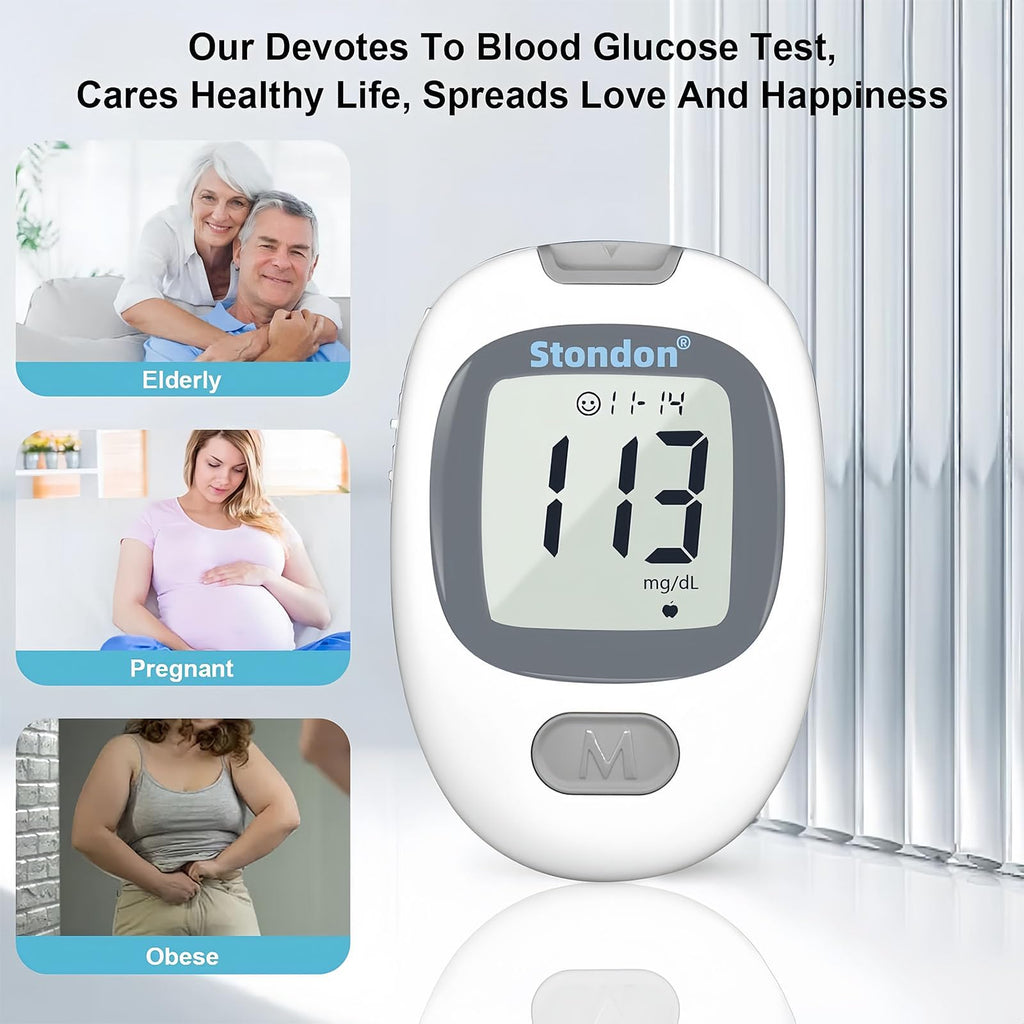 Blood Glucose Monitor Kit, 50 Strips & Lancets B9816