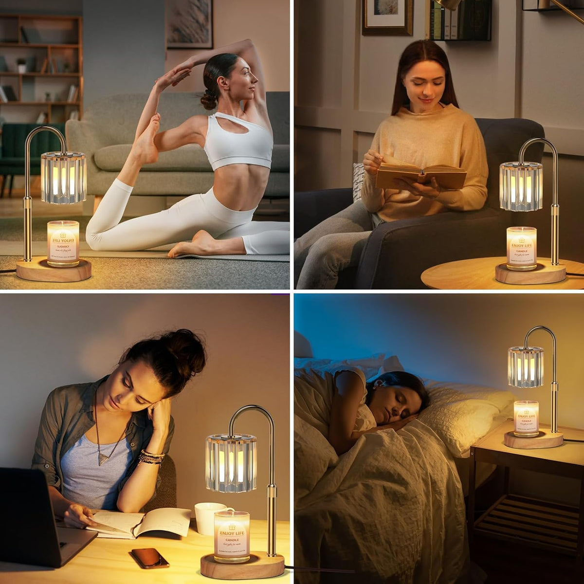Candle Warmer Lamp with Timer and Dimmer Z191139