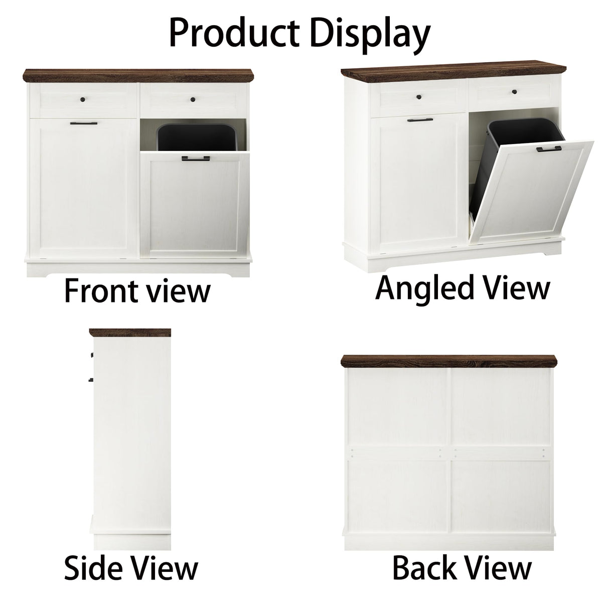 20 Gallon Double Tilt-Out Trash Cabinet T21208
