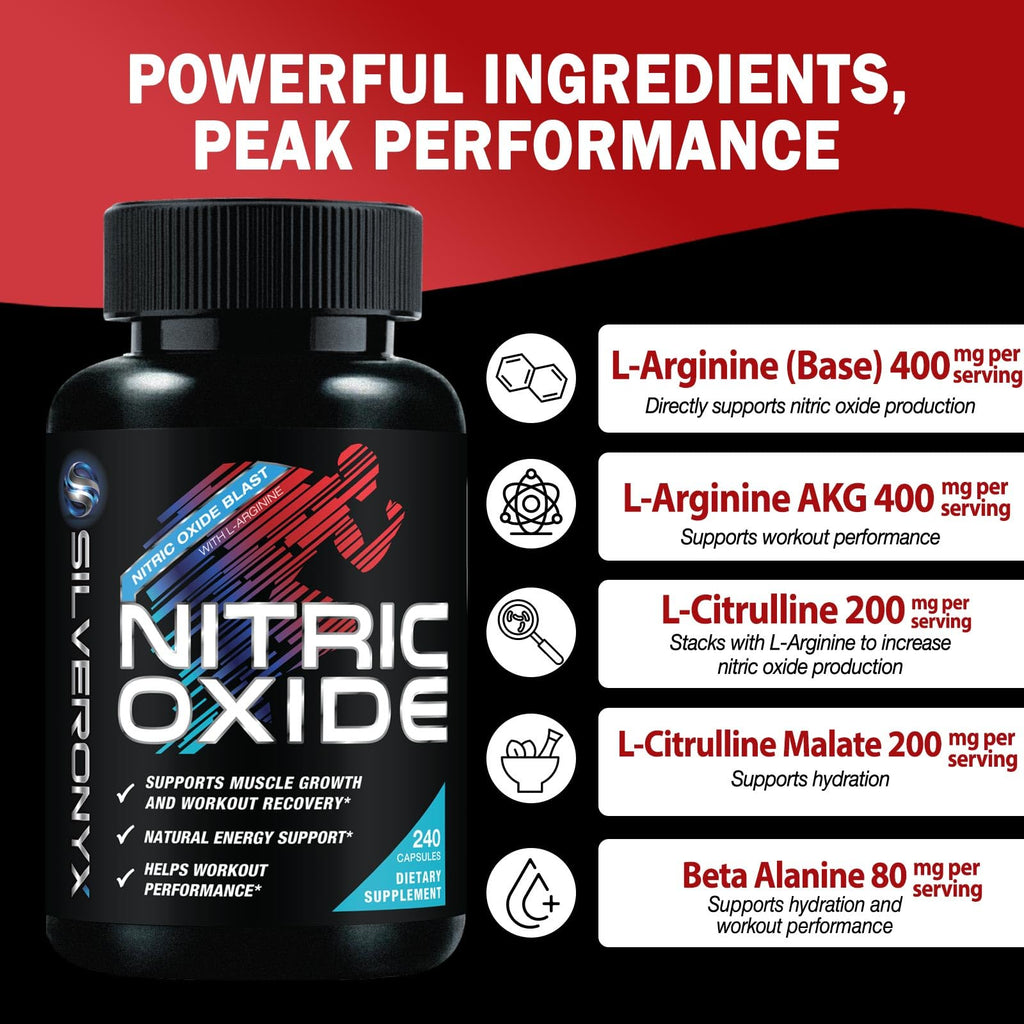 240 Capsules Nitric Oxide Booster Z30177