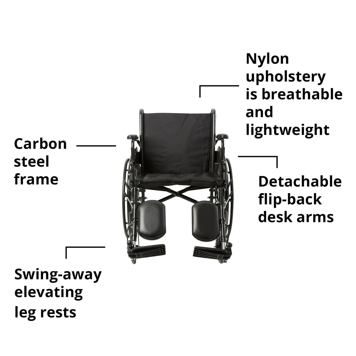 Black 20 in Wheelchair U337561