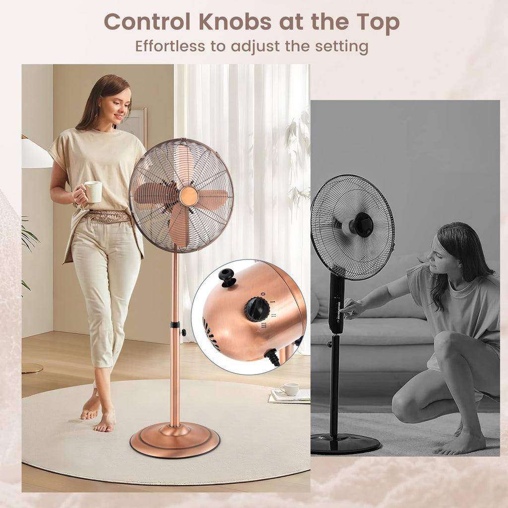 16" Metal Pedestal Fan L102