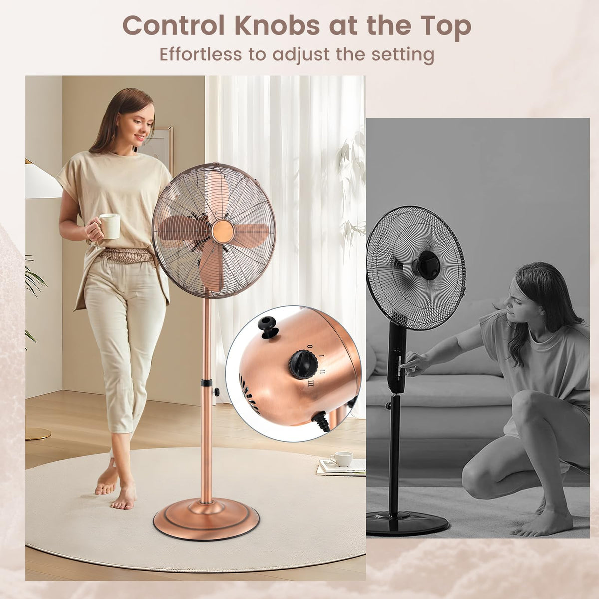 16" Metal Pedestal Fan L102