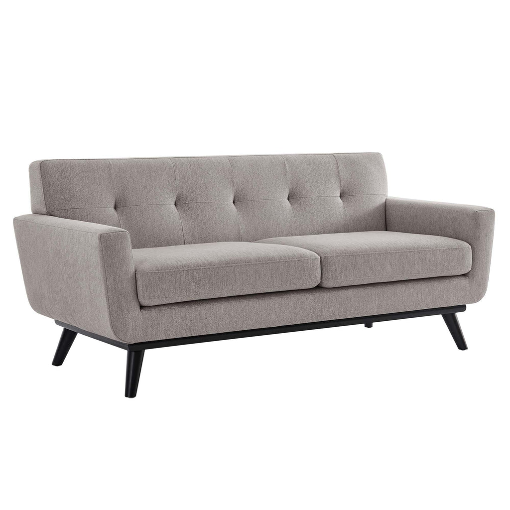 78 Inch Light Upholstered Loveseat F144721