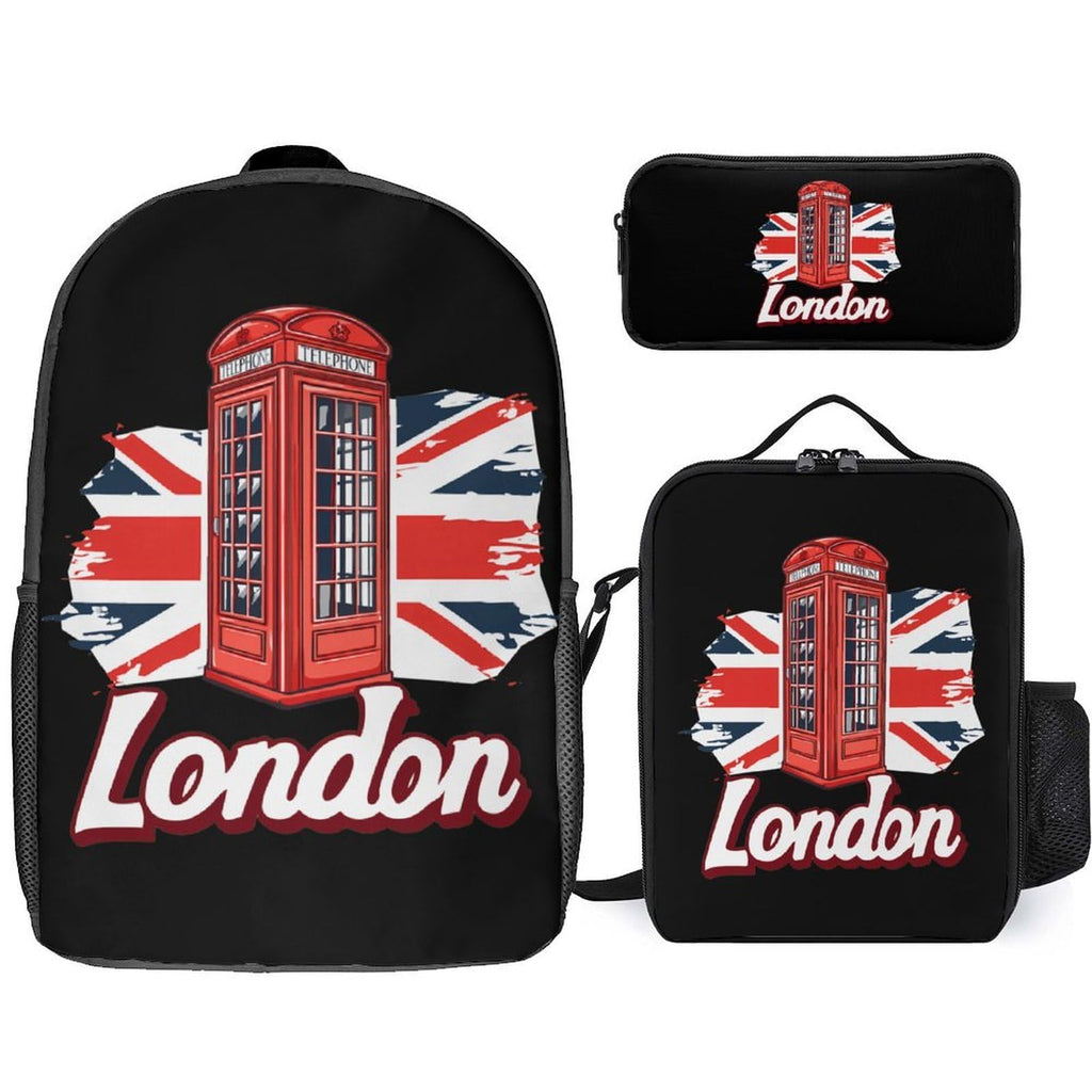 Backpack with Lunch Box Pencil Case Q982130