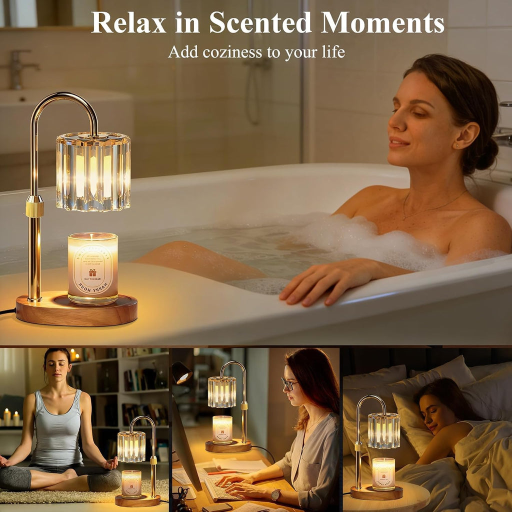 Candle Warmer Lamp with Timer and Dimmer Z191139