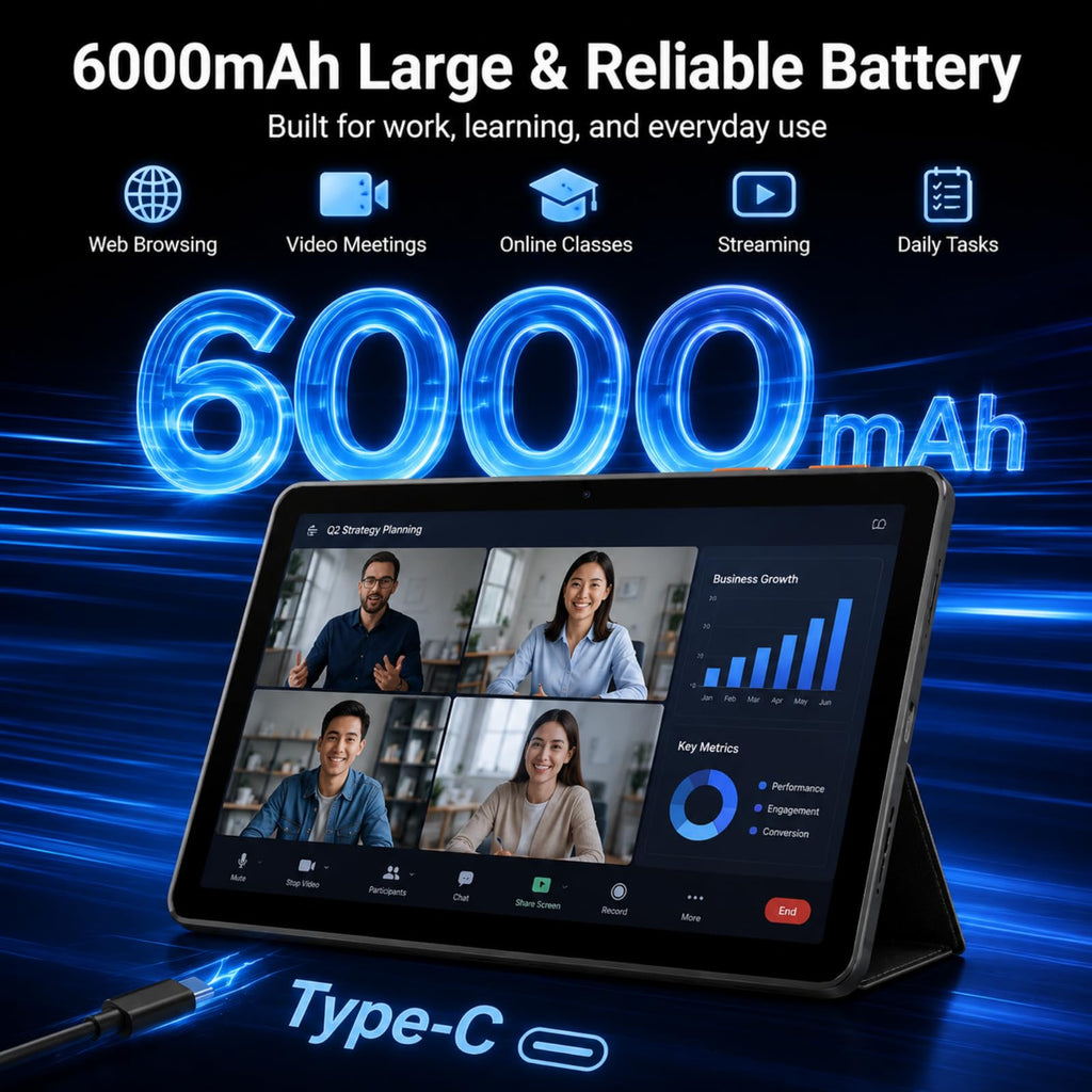 Android 15 Tablet, Octa-core 12GB RAM + 64GB + 64GB Card U370690