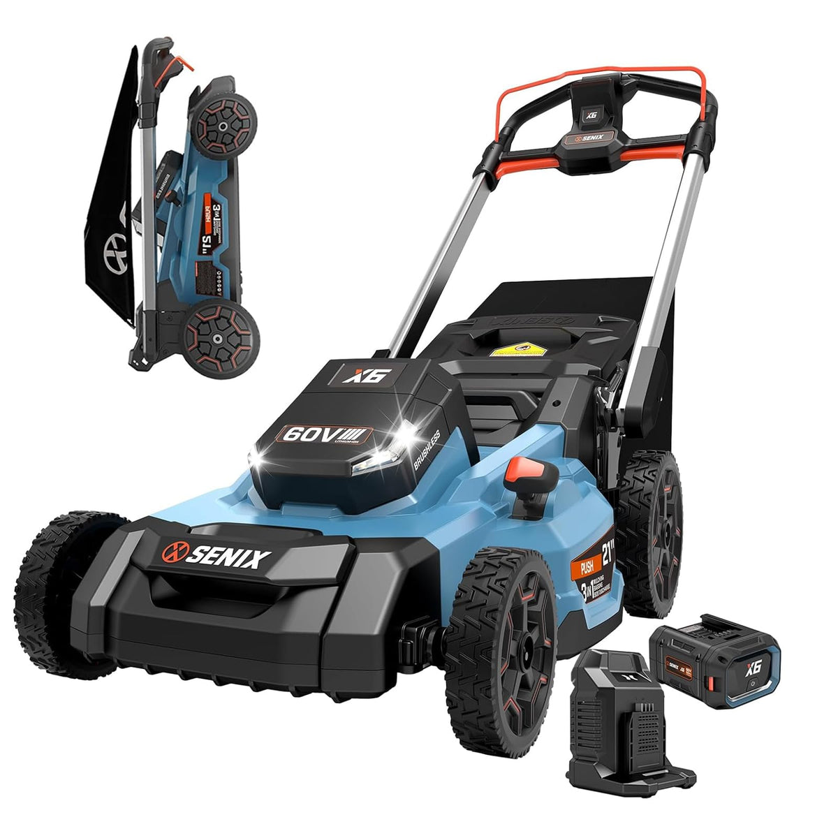 60V Electric Cordless Push Mower R266