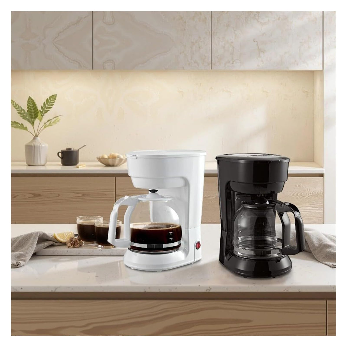 12-Cup Coffee Maker with Reusable Filter E23818