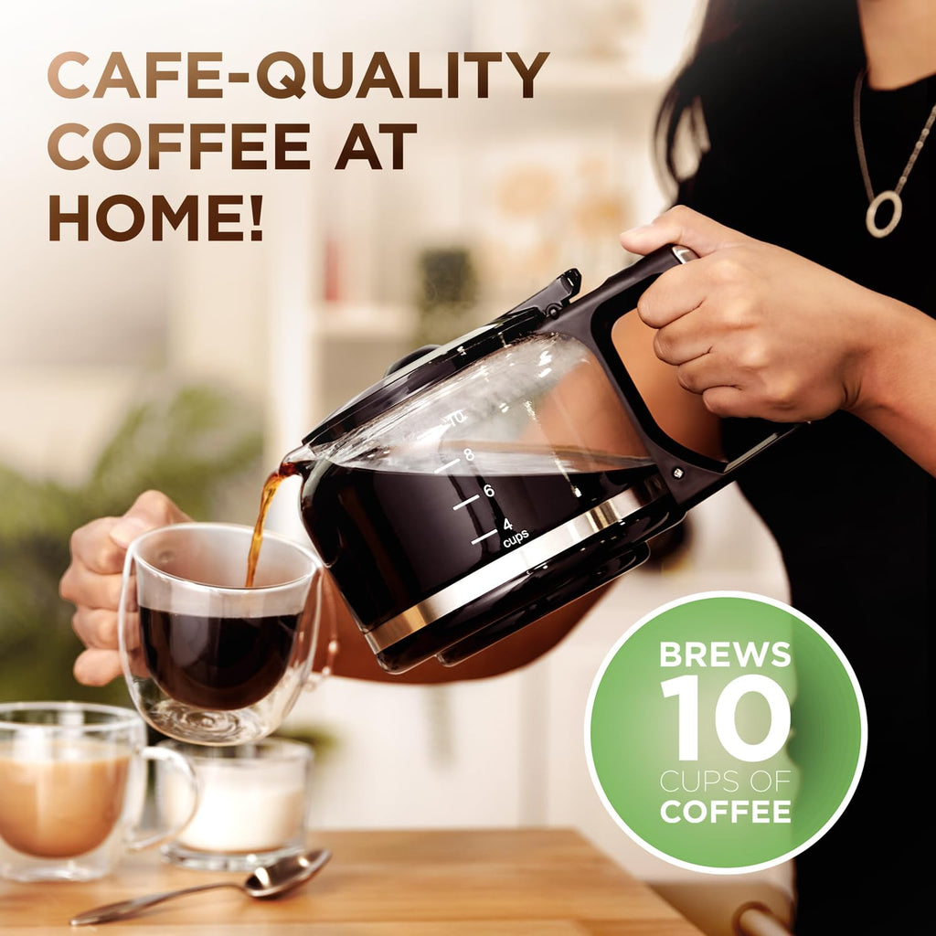 2-in-1 Drip Coffee Maker & Grinder C990048