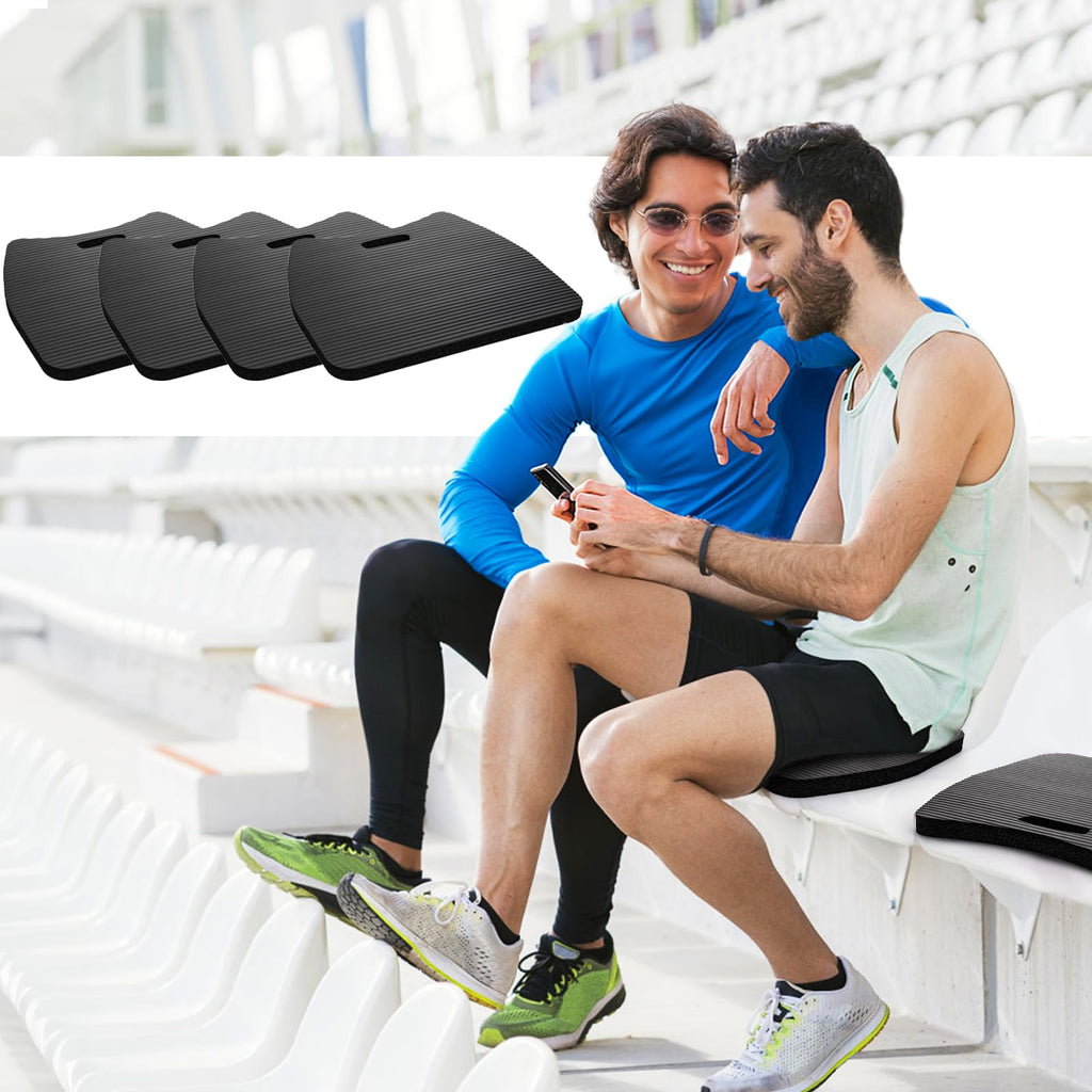 4 Pack Waterproof Portable Foam Stadium Seat Cushion with Handle E340