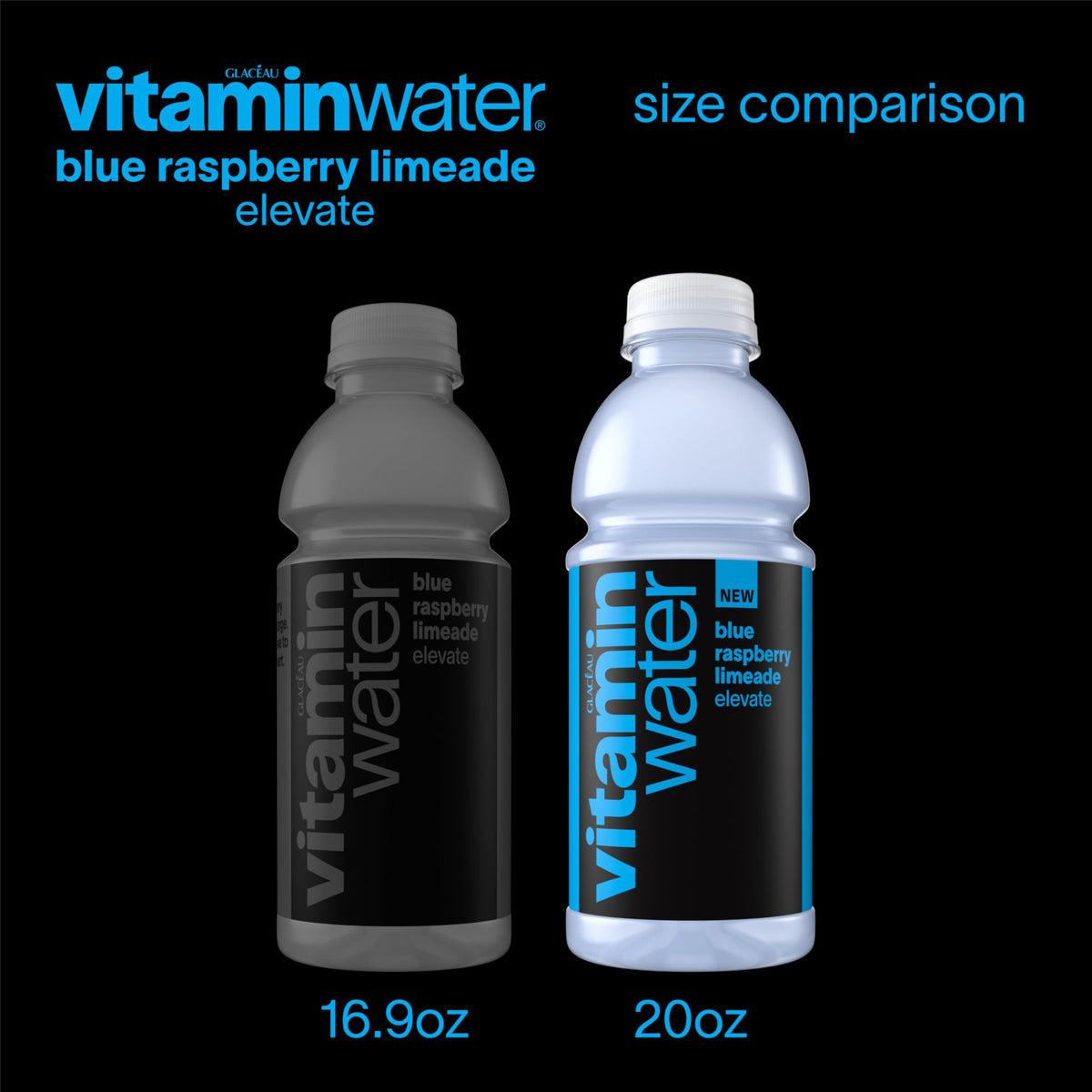 Blue Raspberry Limeade Nutrient Enhanced Water Beverage 20 oz 12 pack J6113