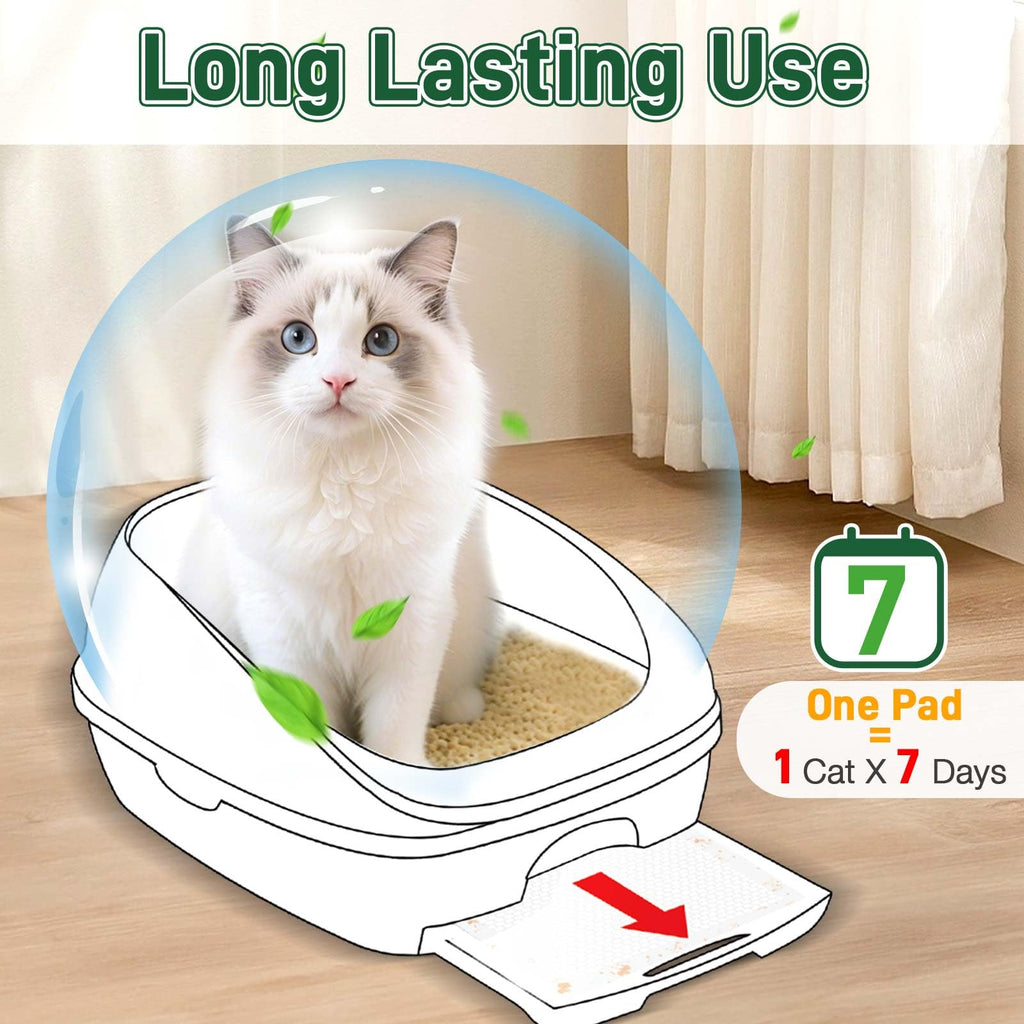 Super Absorbent Unscented Cat Litter Pads 70ct M53605