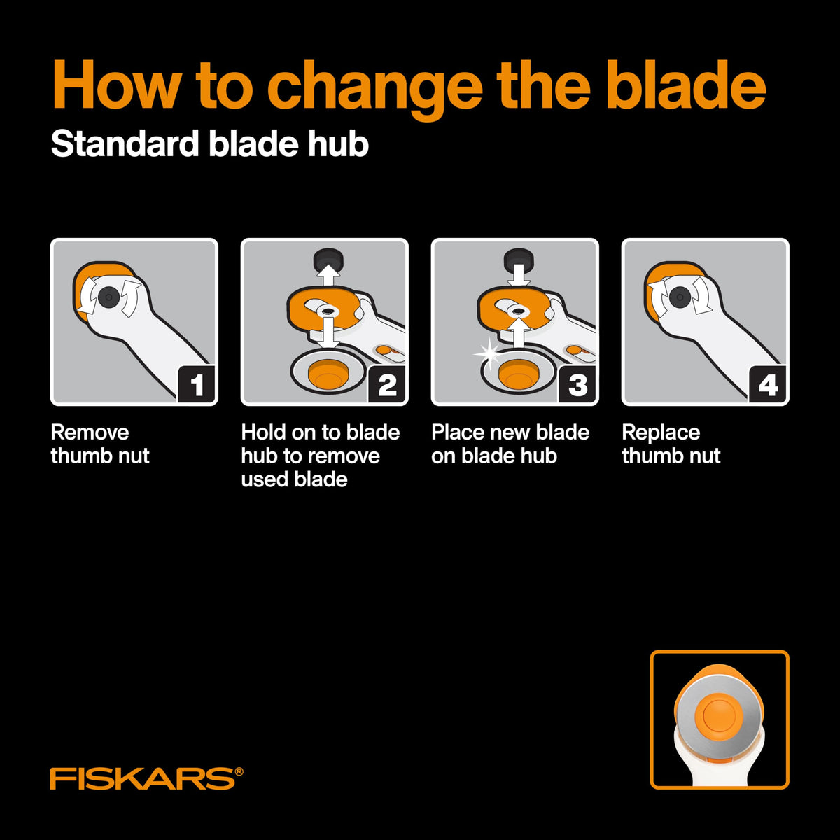 60mm Rotary Cutter Blade Replacements 5-Pack A530