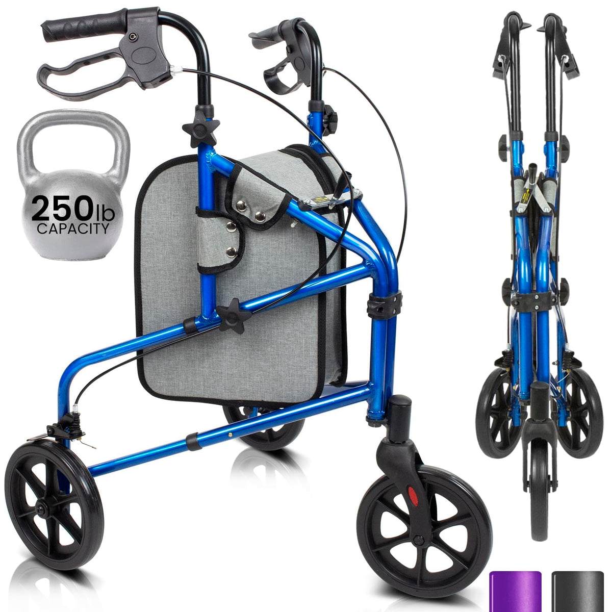 3 Wheel Foldable Walker C61361
