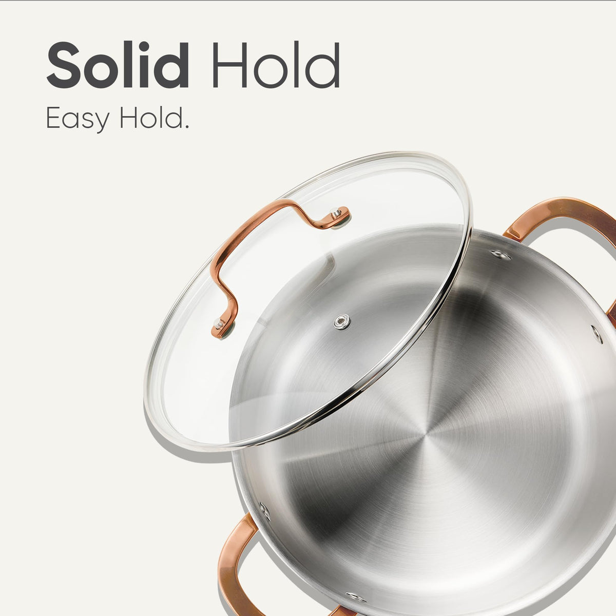 8 Qt Tri-Ply Stainless Steel Stockpot with Lid Z810553