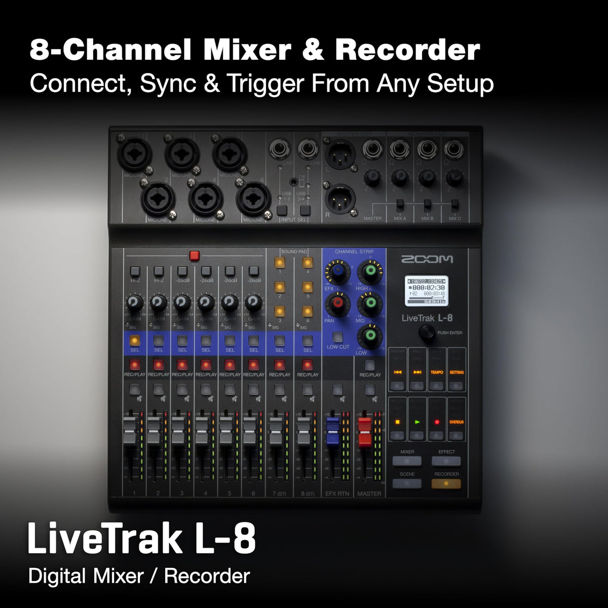 Battery Powered Mixer/Recorder P2806