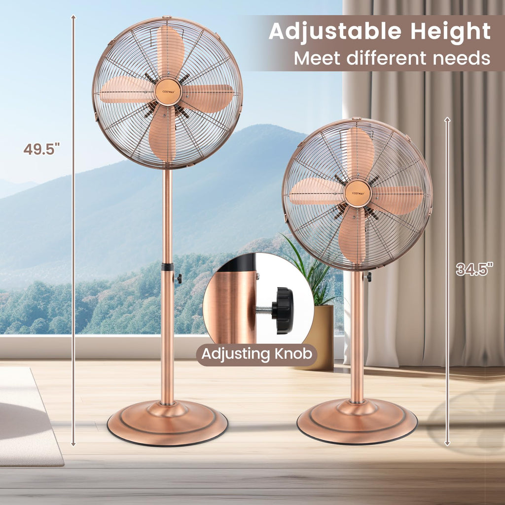 16" Metal Pedestal Fan L102