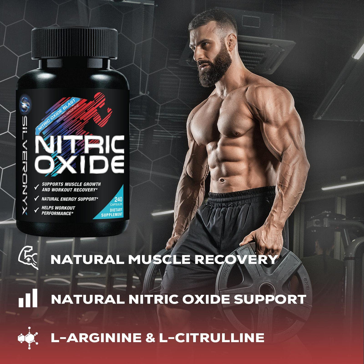 240 Capsules Nitric Oxide Booster Z30177