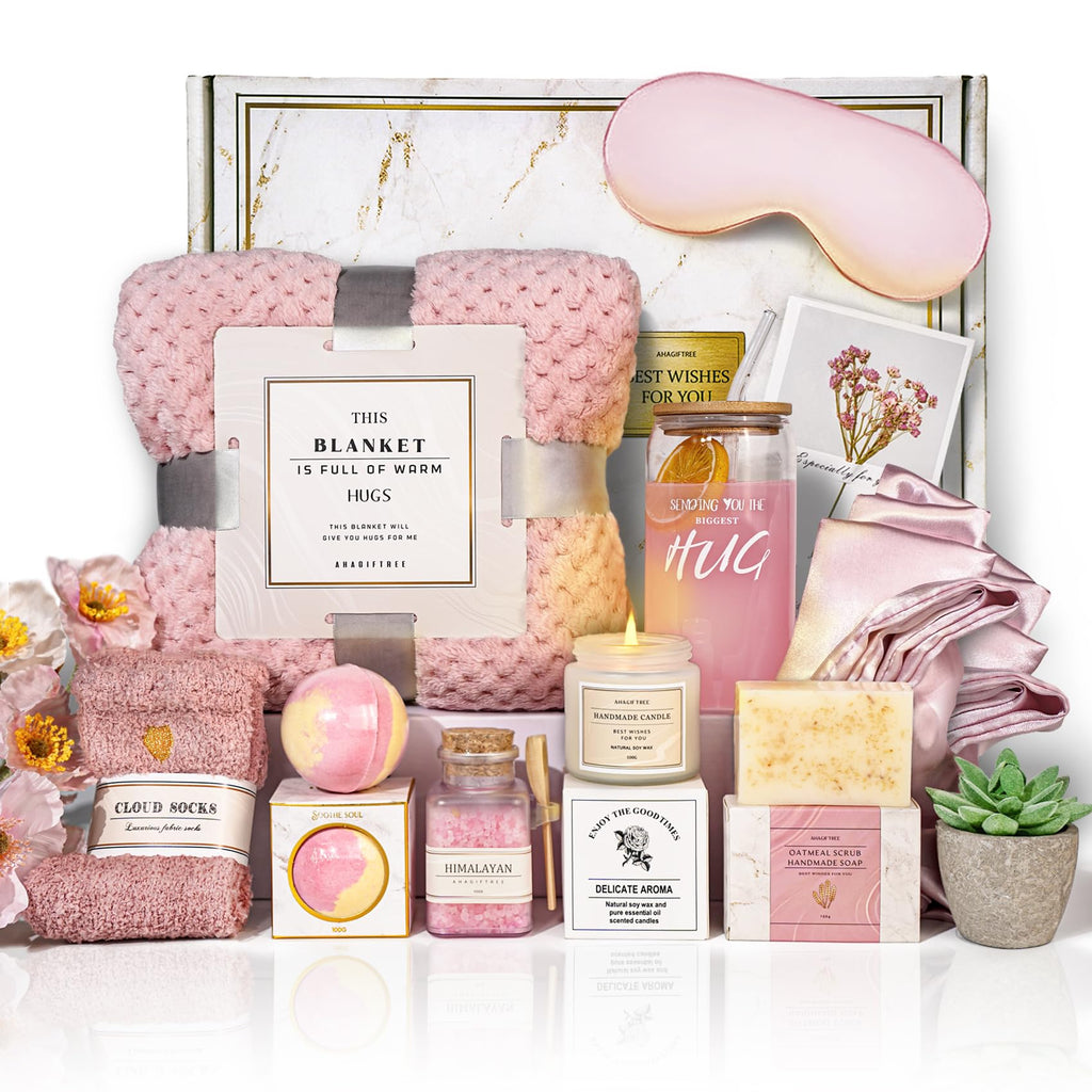 Pink 12PC Gift Basket J1426