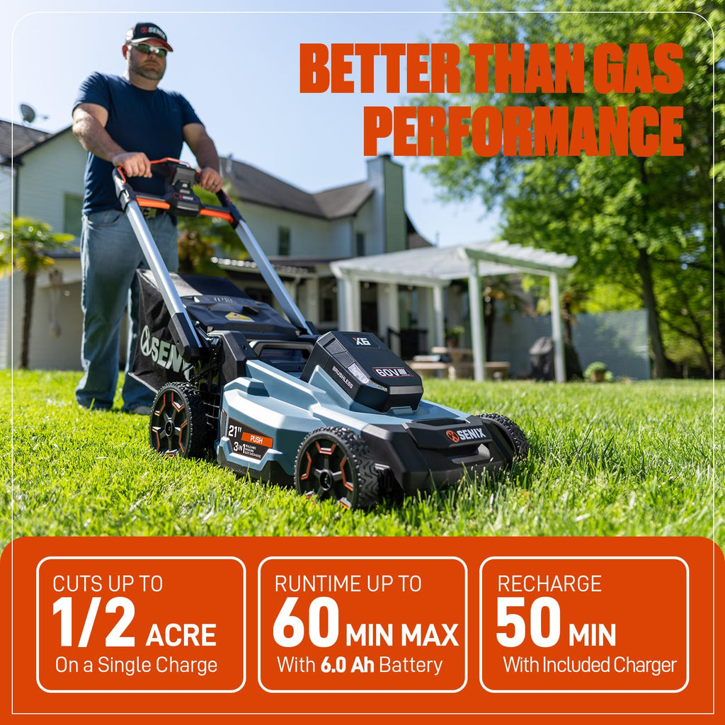 60V Electric Cordless Push Mower R266
