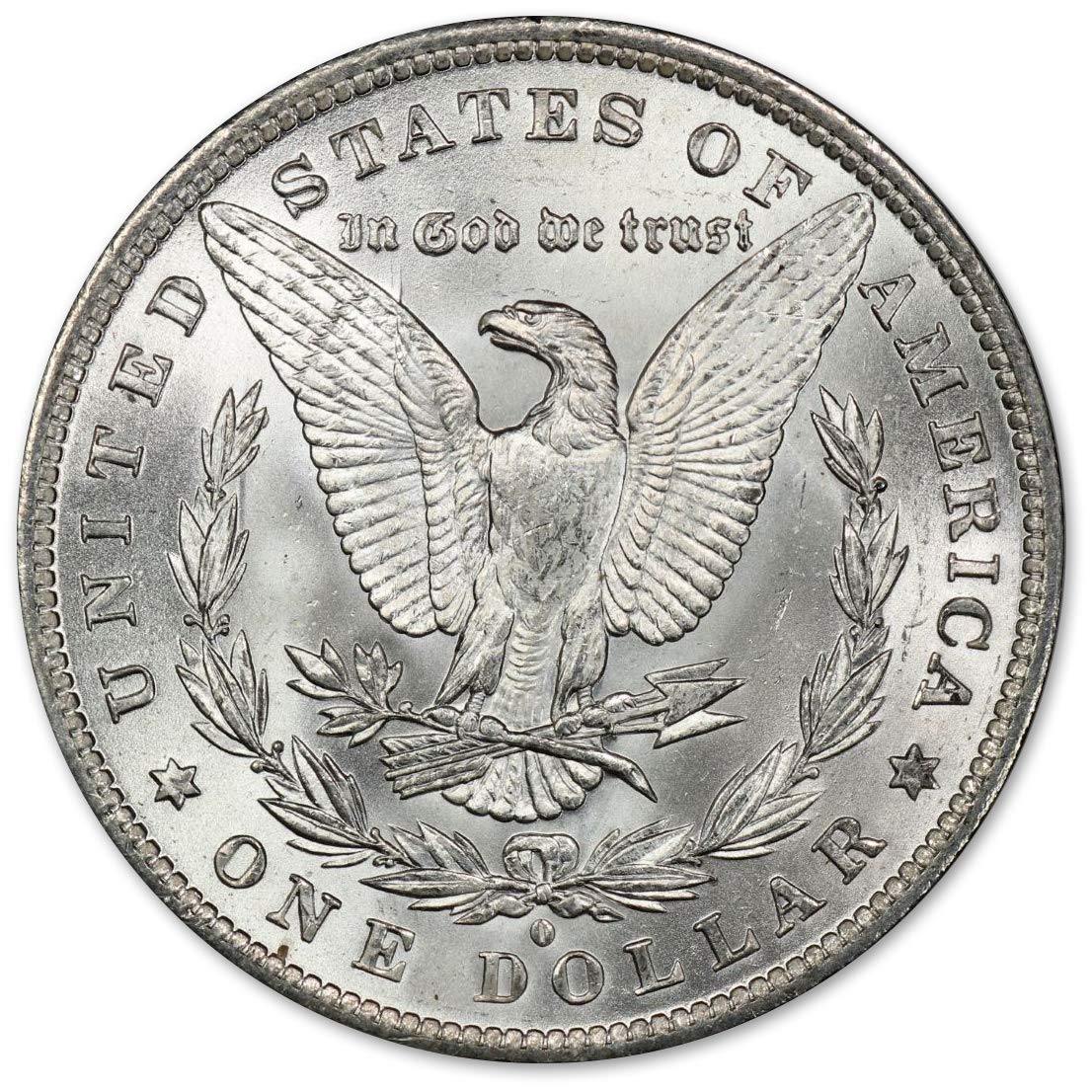 Morgan Silver Dollar Brilliant Uncirculated W410