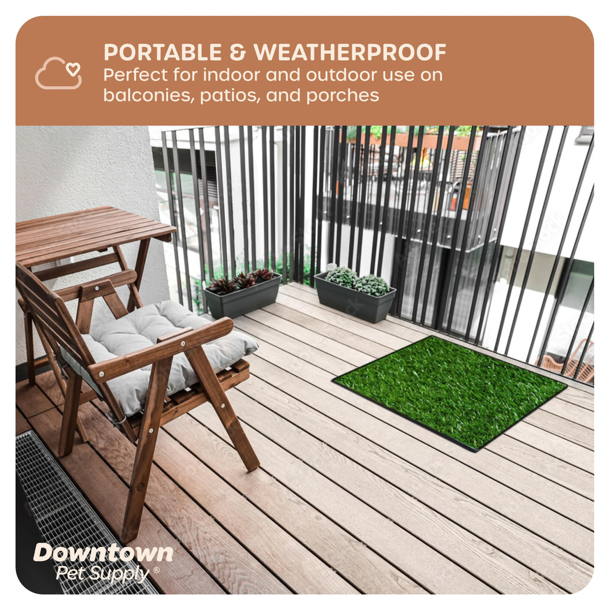Dog Grass Pad with Tray 20 x 25 J730697
