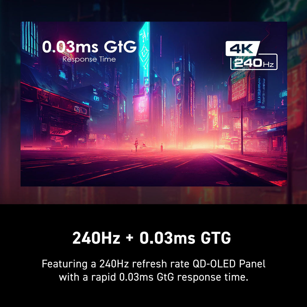 32-inch 3840 x 2160 UHD 240Hz QD-OLED Computer Monitor U767121