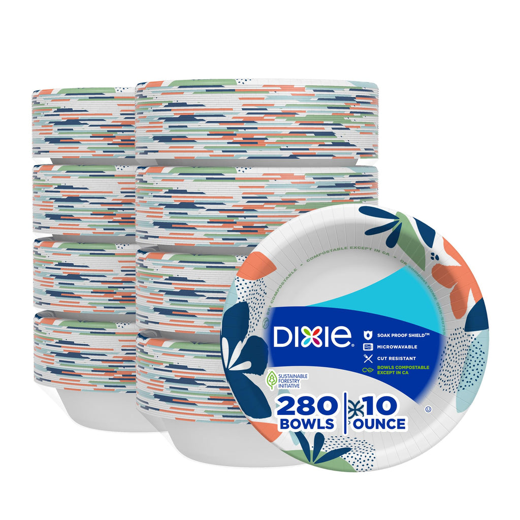 10 Oz Paper Bowls, 280 Count O2338