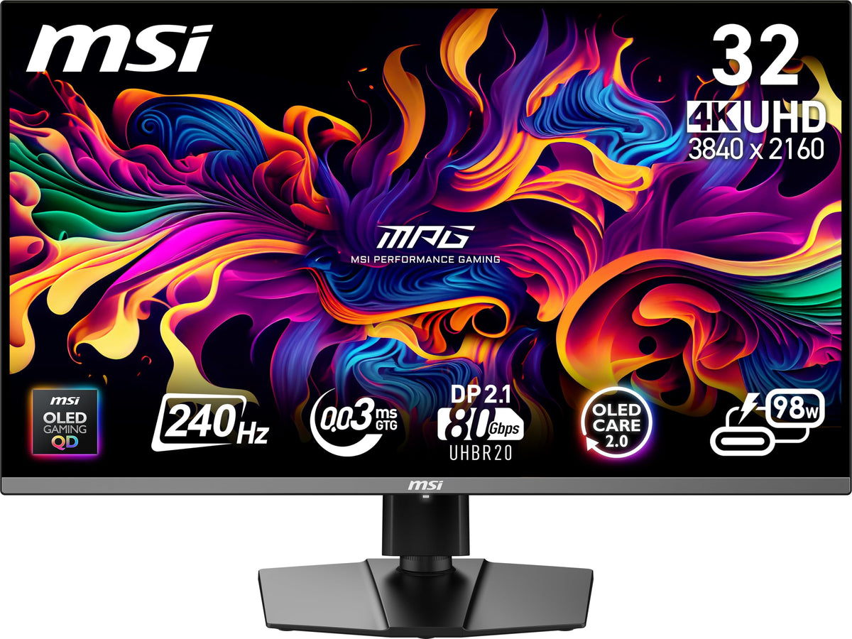 32-inch 3840 x 2160 UHD 240Hz QD-OLED Computer Monitor U767121