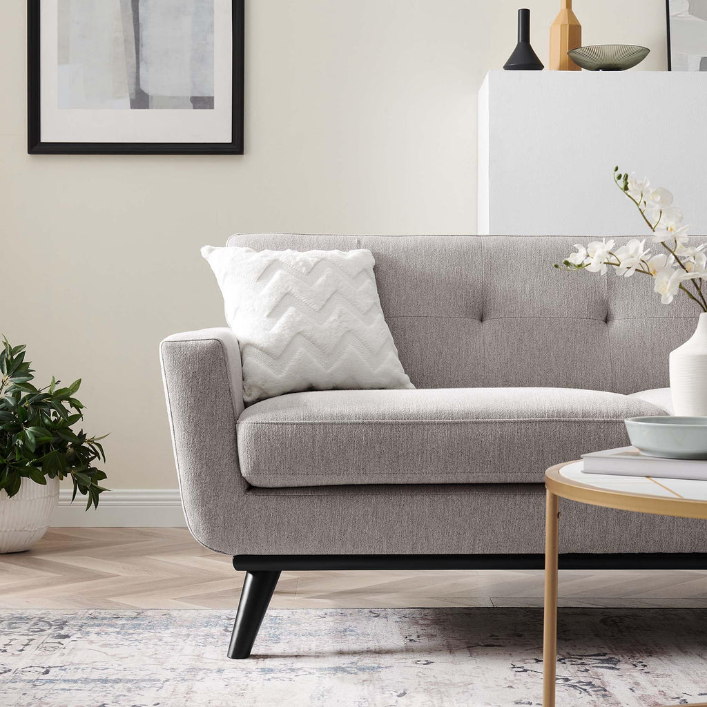 78 Inch Light Upholstered Loveseat F144721