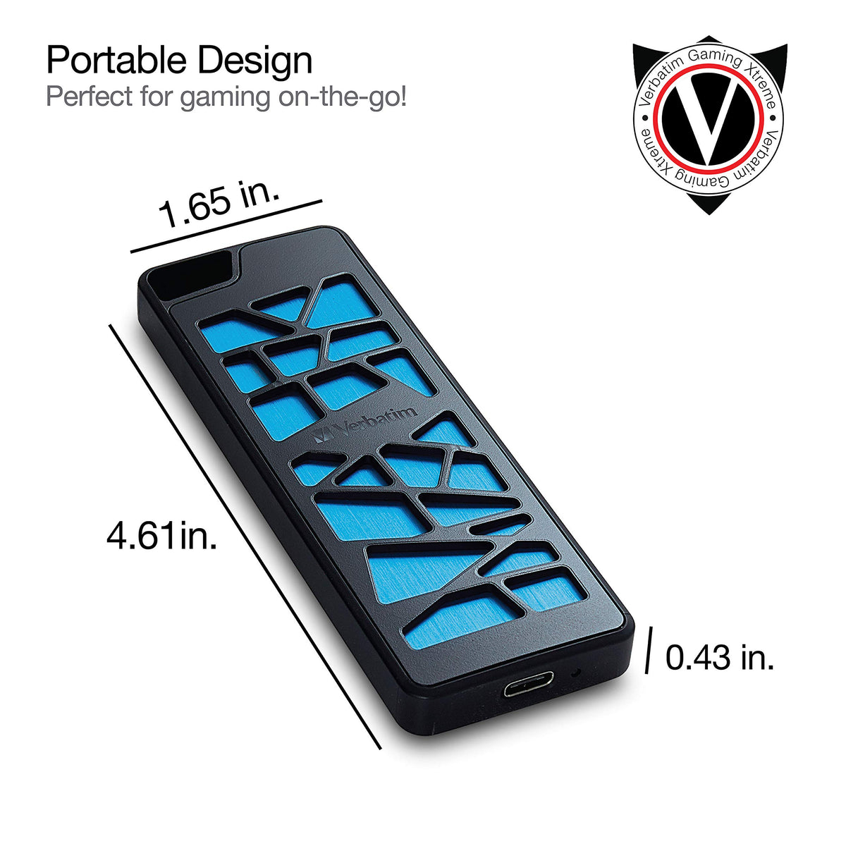 1TB Portable External Solid State Drive R264