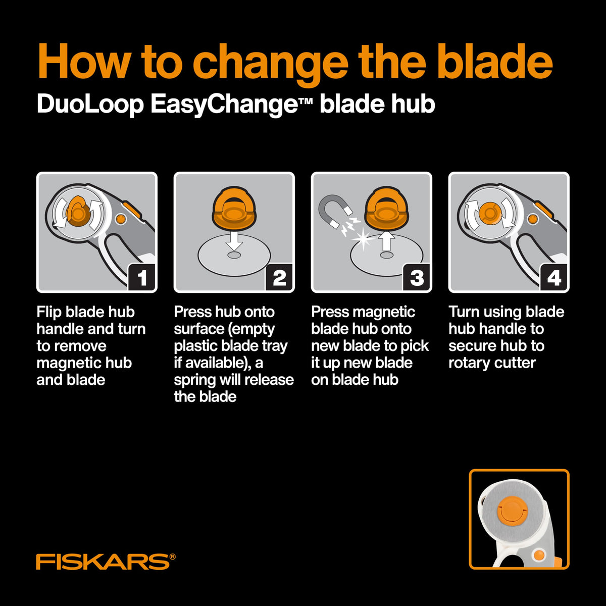 60mm Rotary Cutter Blade Replacements 5-Pack A530