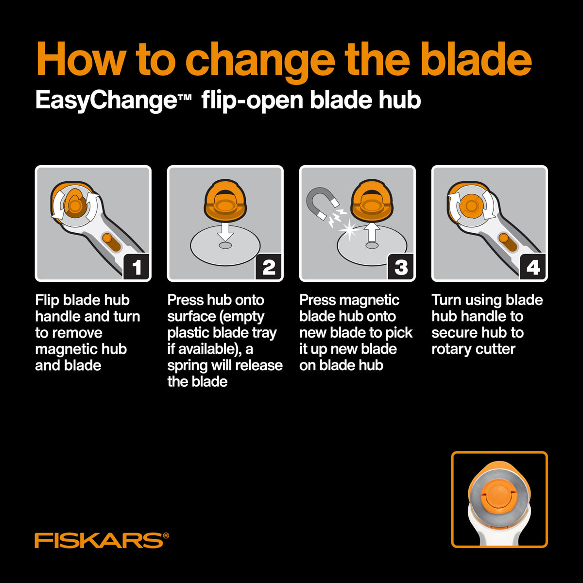 60mm Rotary Cutter Blade Replacements 5-Pack A530