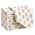Linen Floral Cloth Napkins Set of 12 B5461