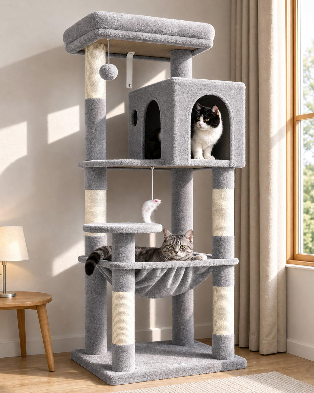 Cat Tree Tower with Scratching Post D287168