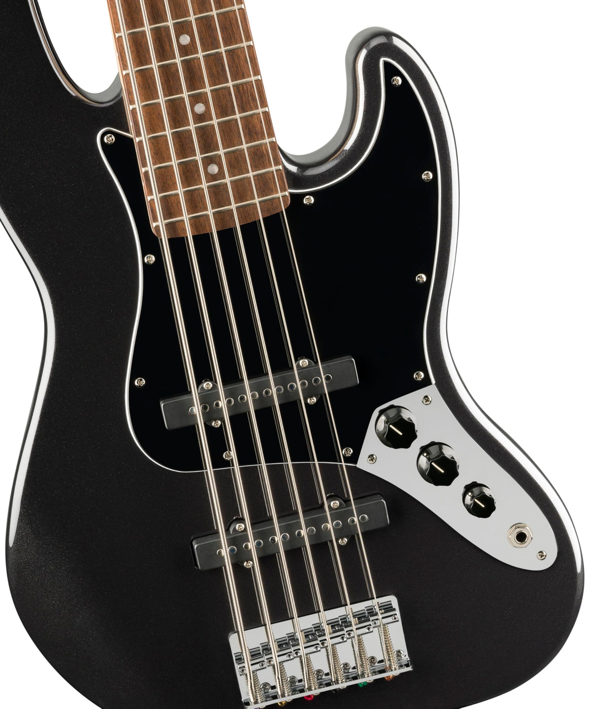 Black Metallic 6-String Bass Guitar A892779