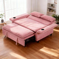 Pink Convertible Sleeper Sofa Bed M57468