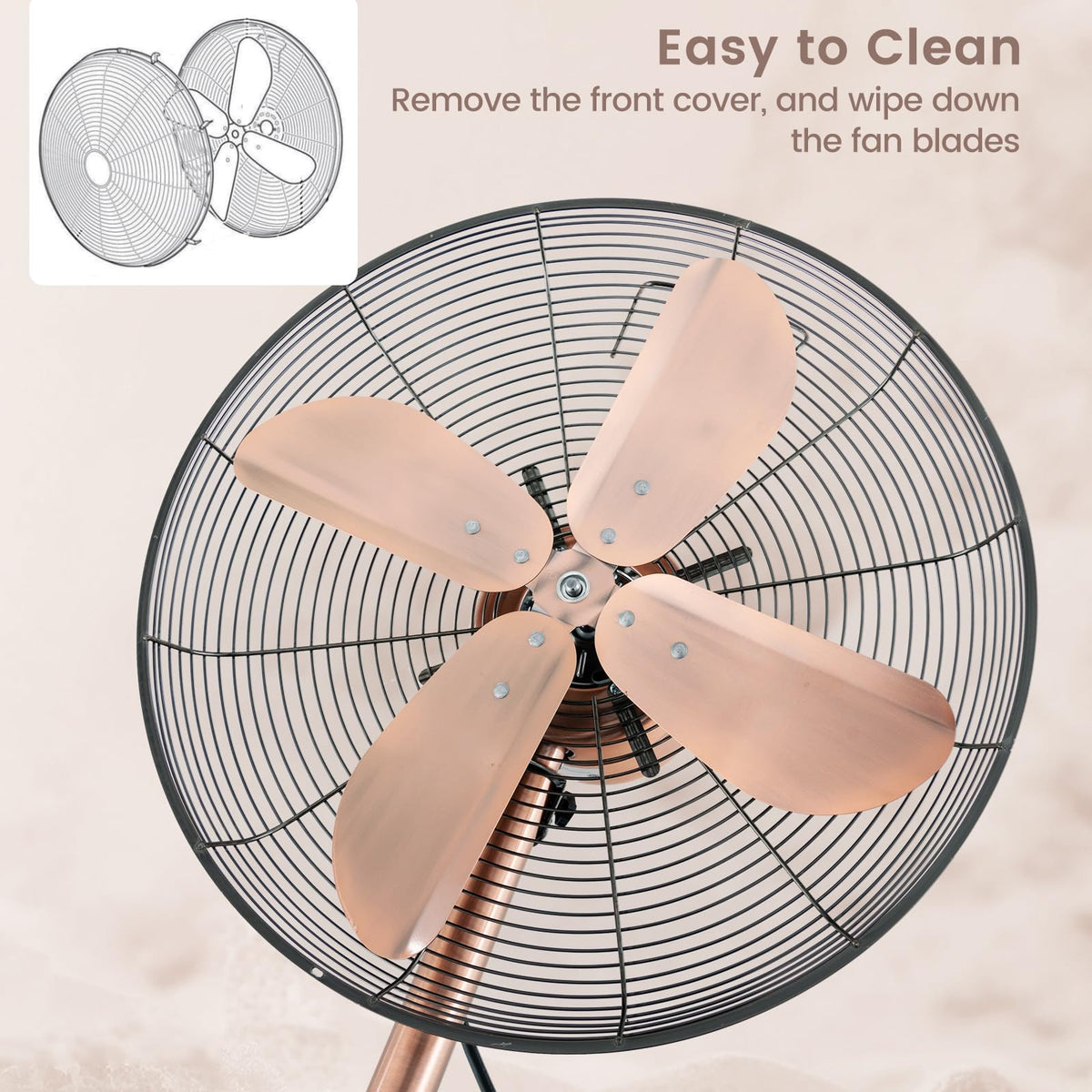 16" Metal Pedestal Fan L102