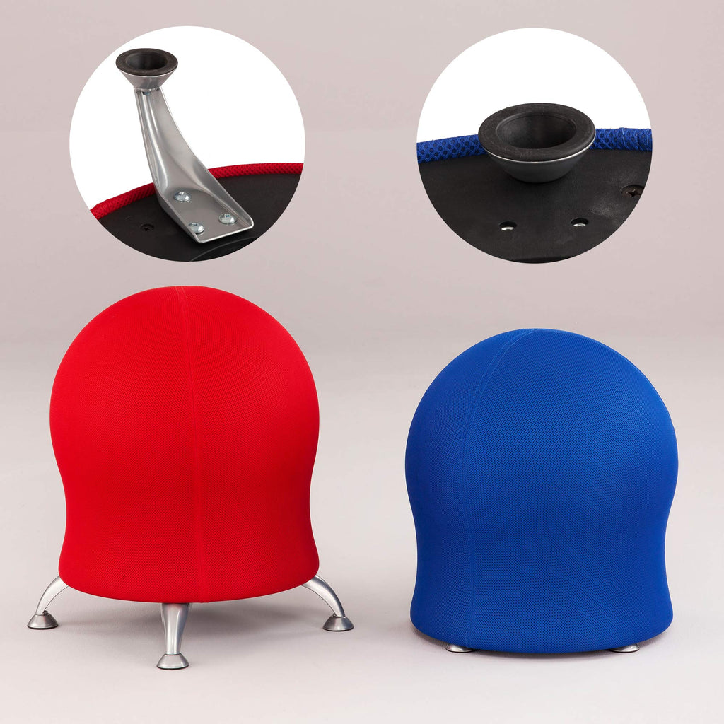 Orange Mesh Inflatable Ball Chair V2584