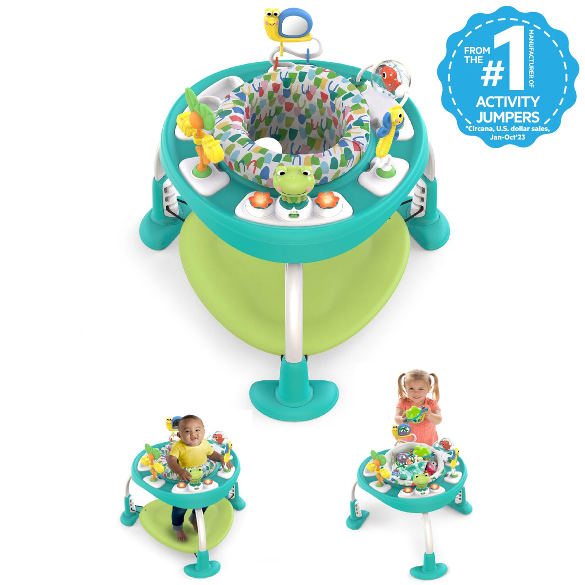 2-in-1 Activity Center Jumper & Table A43790